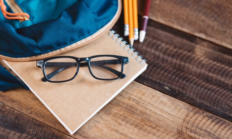 high-angle-view-eyeglasses-table